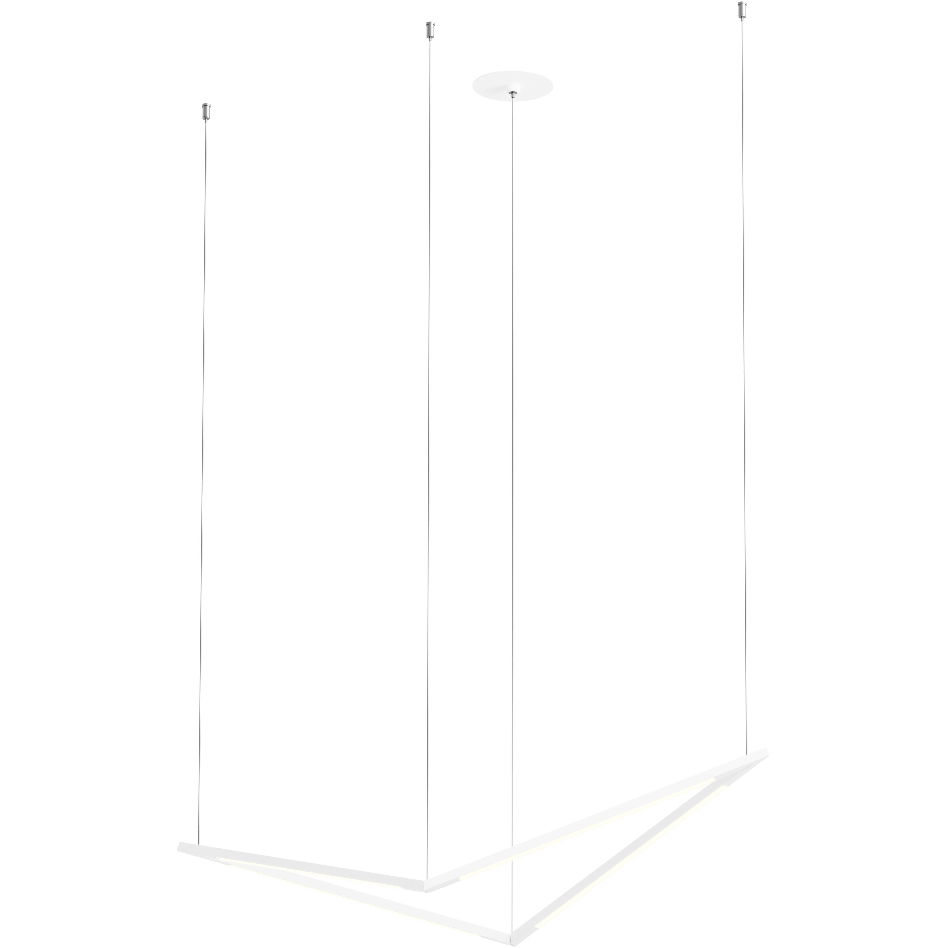 Z-Bar LED 10.5 inch Matte White Pendant Ceiling Light, Bird